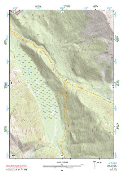 48121NE Page 96 Mount Baker Topo Preview 1