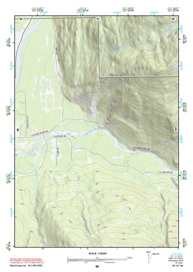 48121NE Page 99 Mount Baker Topo Preview 1