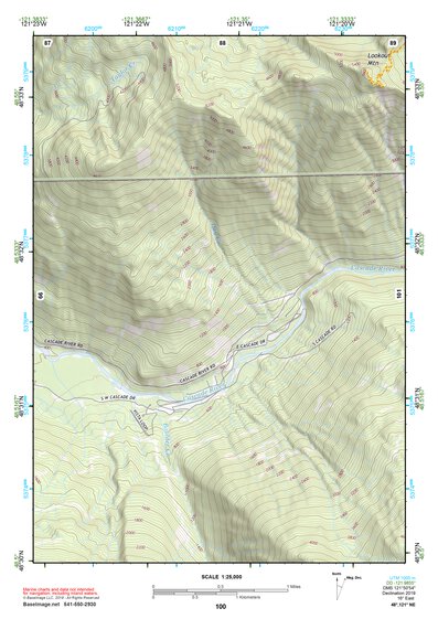 48121NE Page 100 Mount Baker Topo Preview 1