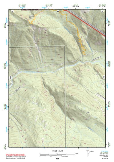 48121NE Page 101 Mount Baker Topo Preview 1