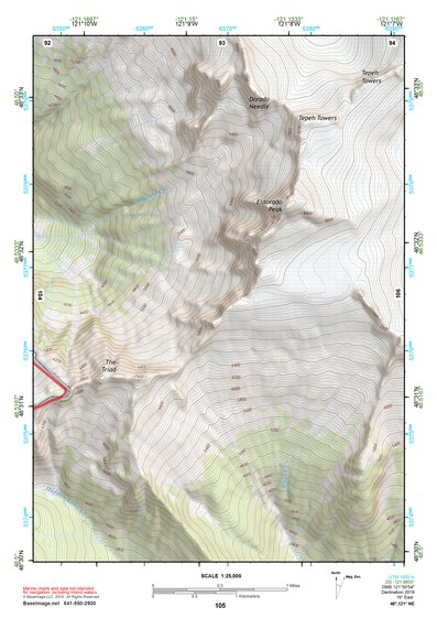 48121NE Page 105 Mount Baker Topo Preview 1