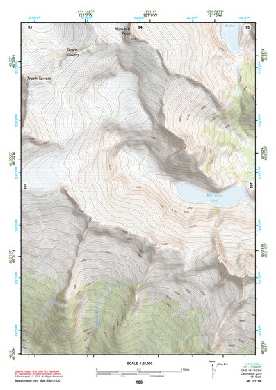 48121NE Page 106 Mount Baker Topo Preview 1