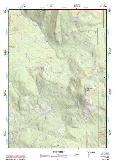 48121NW Page 1 Mount Baker Topo Preview 1