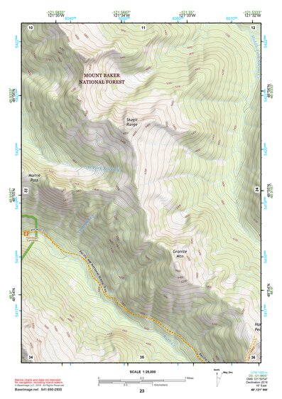 48121NW Page 23 Mount Baker Topo Preview 1