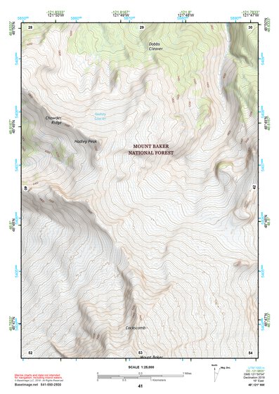 48121NW Page 41 Mount Baker Topo Preview 1