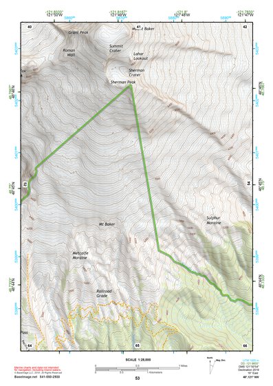 48121NW Page 53 Mount Baker Topo Preview 1