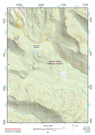 48121NW Page 65 Mount Baker Topo Preview 1