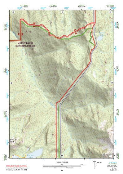 48121NW Page 71 Mount Baker Topo Preview 1