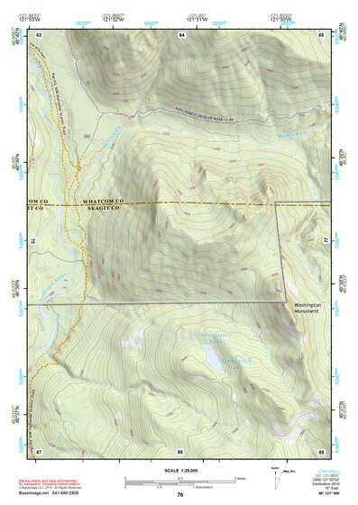 48121NW Page 76 Mount Baker Topo Preview 1