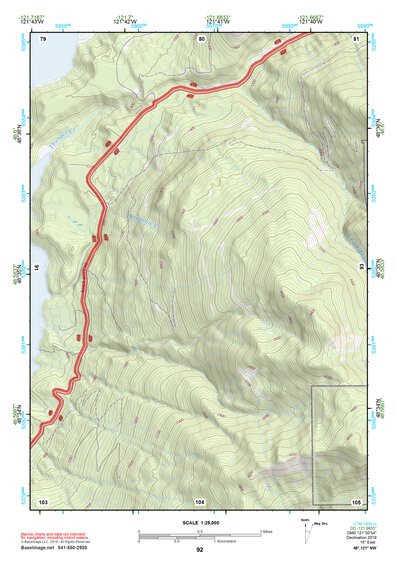 48121NW Page 92 Mount Baker Topo Preview 1