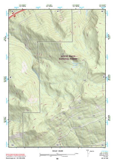 48121NW Page 93 Mount Baker Topo Preview 1