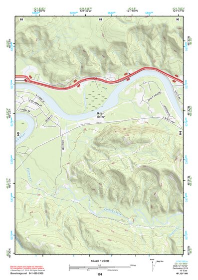 48121NW Page 101 Mount Baker Topo Preview 1