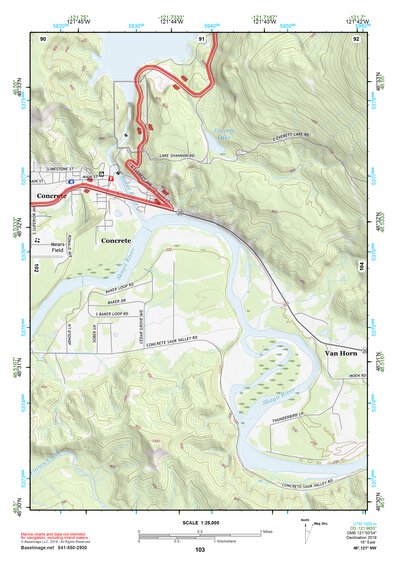 48121NW Page 103 Mount Baker Topo Preview 1