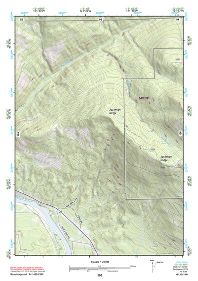 48121NW Page 105 Mount Baker Topo Preview 1