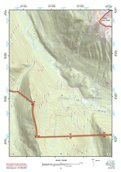 48121SE Page 7 Sauk River Topo Preview 1
