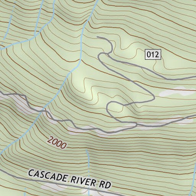 48121SE Page 8 Sauk River Topo Preview 2
