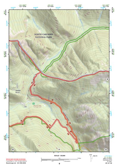 48121SE Page 9 Sauk River Topo Preview 1