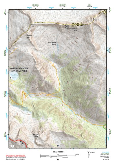 48121SE Page 12 Sauk River Topo Preview 1