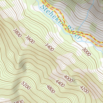 48121SE Page 12 Sauk River Topo Preview 3