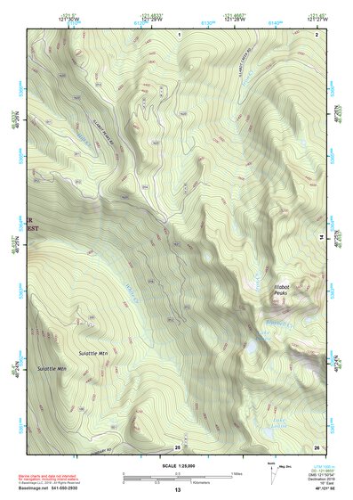 48121SE Page 13 Sauk River Topo Preview 1