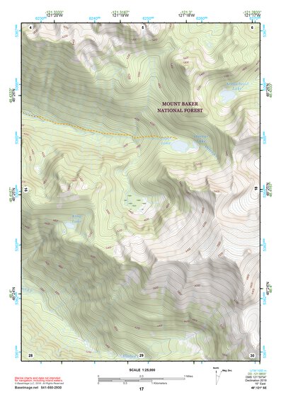 48121SE Page 17 Sauk River Topo Preview 1