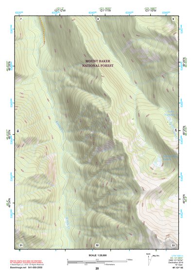 48121SE Page 20 Sauk River Topo Preview 1