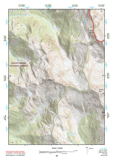 48121SE Page 23 Sauk River Topo Preview 1