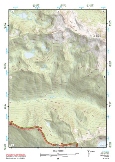 48121SE Page 28 Sauk River Topo Preview 1