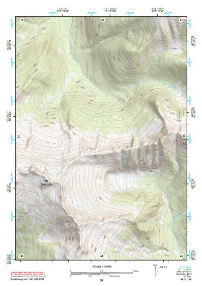 48121SE Page 32 Sauk River Topo Preview 1