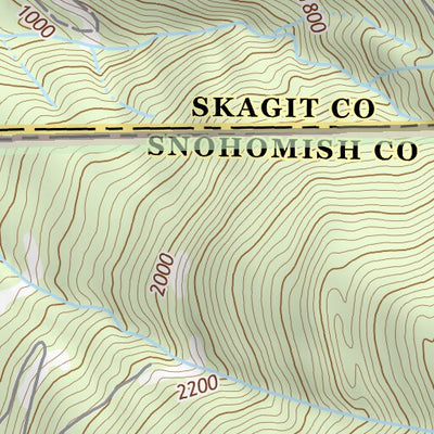 48121SE Page 37 Sauk River Topo Preview 3