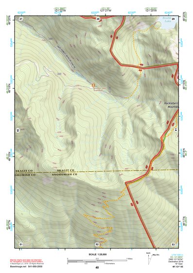 48121SE Page 40 Sauk River Topo Preview 1