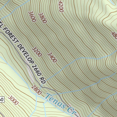 48121SE Page 40 Sauk River Topo Preview 3