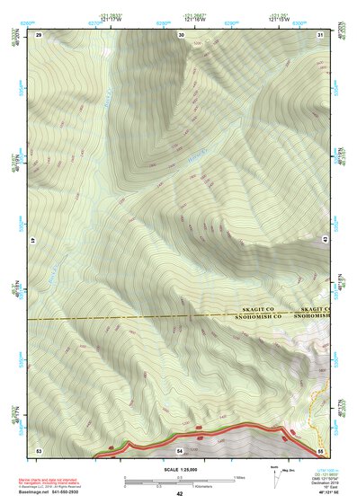 48121SE Page 42 Sauk River Topo Preview 1