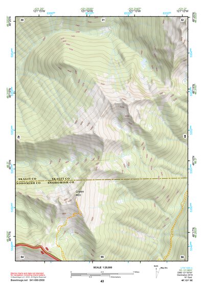 48121SE Page 43 Sauk River Topo Preview 1