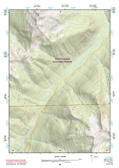 48121SE Page 44 Sauk River Topo Preview 1