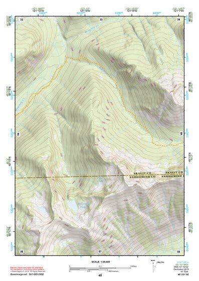 48121SE Page 45 Sauk River Topo Preview 1