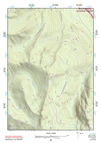48121SE Page 50 Sauk River Topo Preview 1