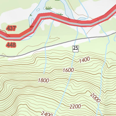 48121SE Page 54 Sauk River Topo Preview 2