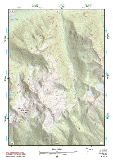 48121SE Page 58 Sauk River Topo Preview 1