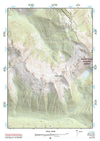 48121SE Page 60 Sauk River Topo Preview 1