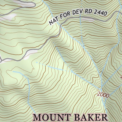 48121SE Page 62 Sauk River Topo Preview 2