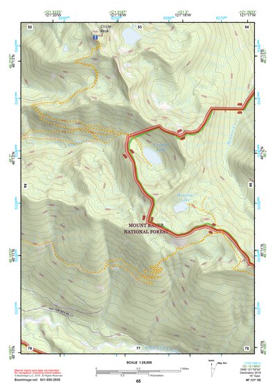 48121SE Page 65 Sauk River Topo Preview 1