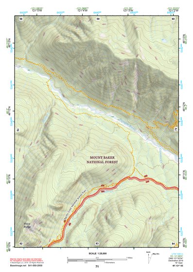 48121SE Page 71 Sauk River Topo Preview 1