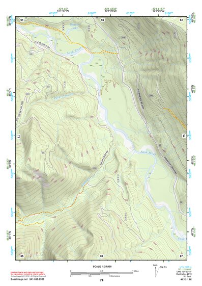 48121SE Page 74 Sauk River Topo Preview 1