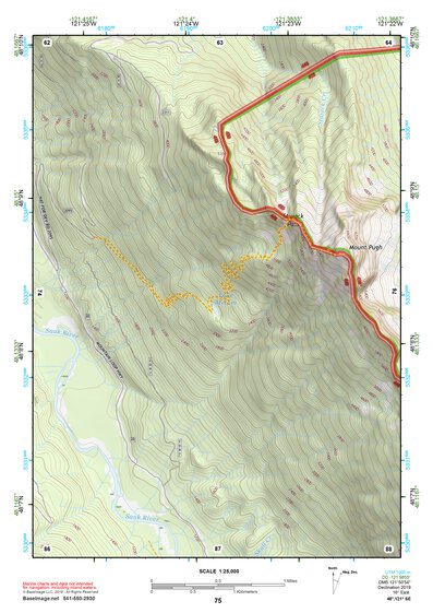 48121SE Page 75 Sauk River Topo Preview 1