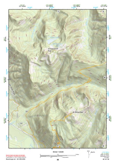 48121SE Page 85 Sauk River Topo Preview 1