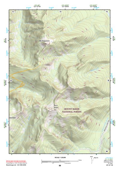 48121SE Page 86 Sauk River Topo Preview 1