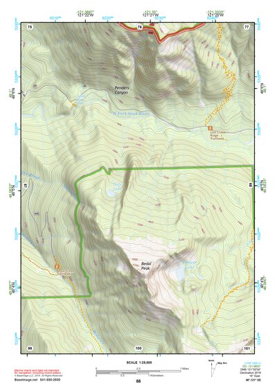 48121SE Page 88 Sauk River Topo Preview 1