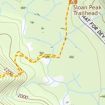 48121SE Page 89 Sauk River Topo Preview 2