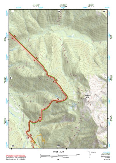 48121SE Page 90 Sauk River Topo Preview 1